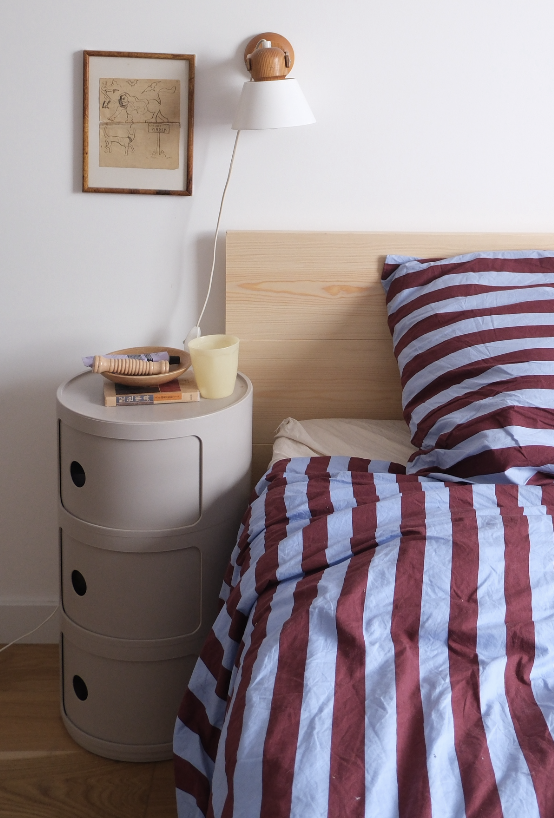 Componibili beige blanc cassé crème mat plastique recyclé Anna Castelli classique du design