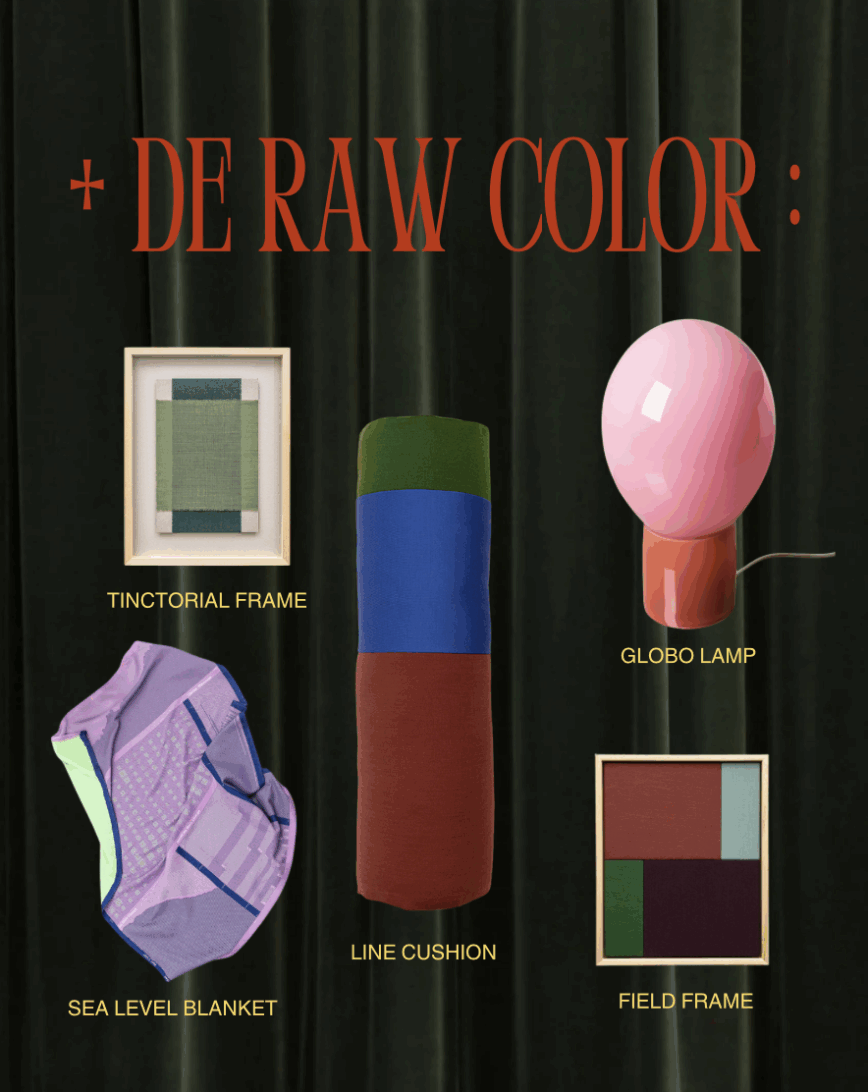 design raw color objets