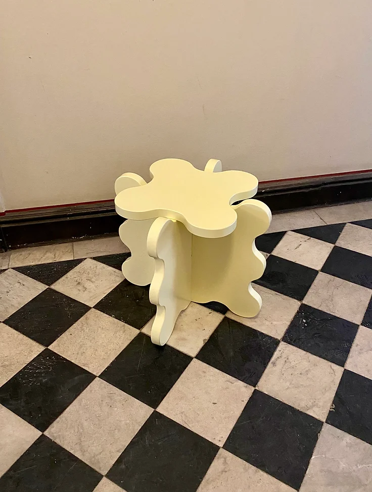 Gustaf Westman tabouret ondulé diy