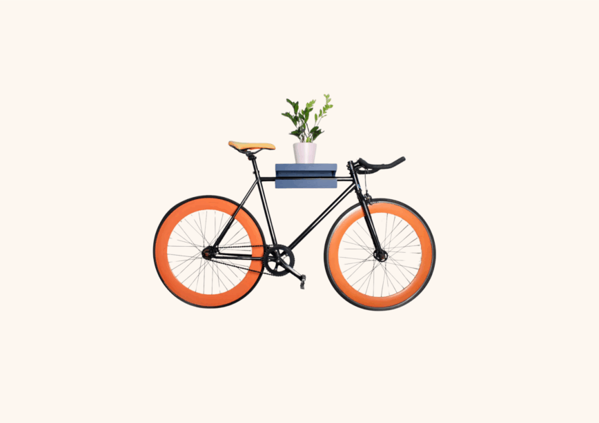 porte vélo mural bleu etsy inspiration déco