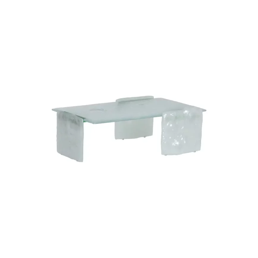 table basse en verre glas italia luxe design