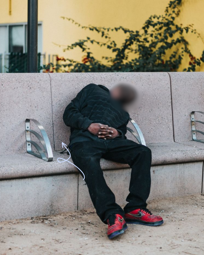 accoudoirs sur banc, mobilier anti-sdf en ville urbanisme architecture