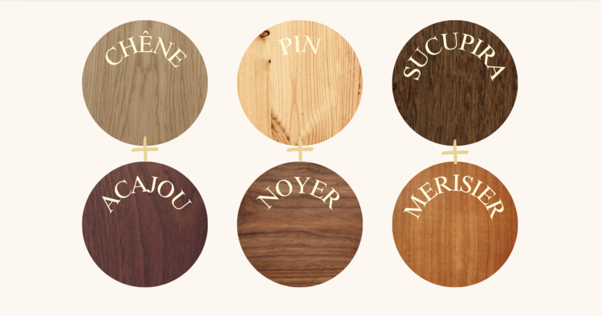 associations de bois déco