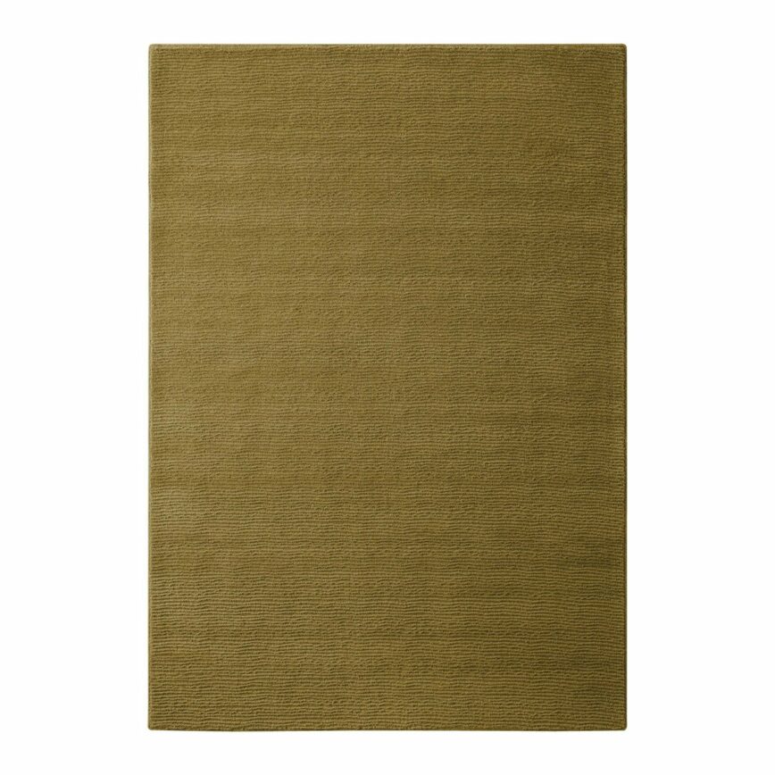 tapis uni vert olive dupe nordic knots pas cher petit budget