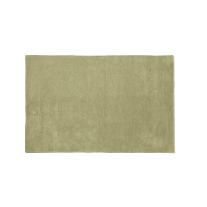 tapis uni vert anis pastel hay design