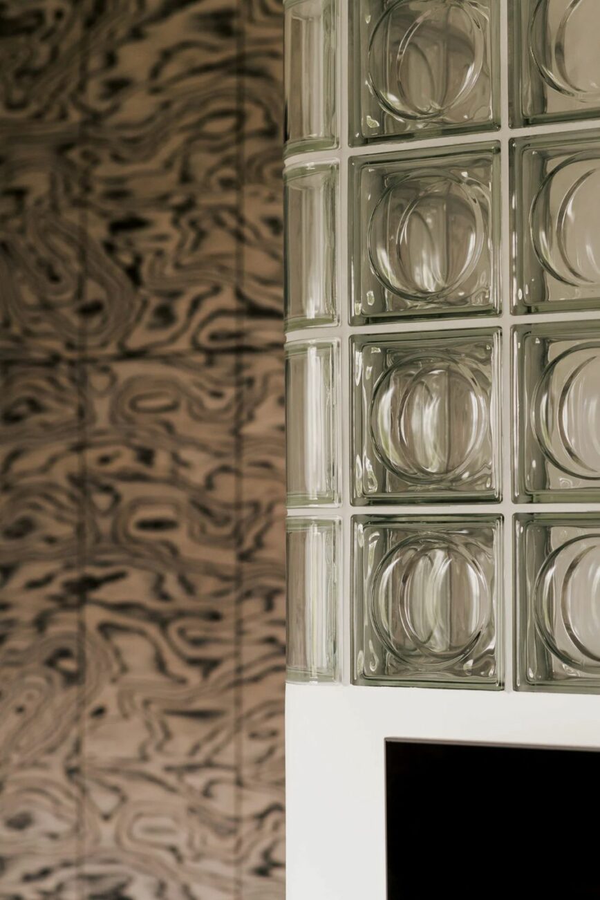 Mur en blocs de verre - architecture déco design - inspiration PInterest déco
